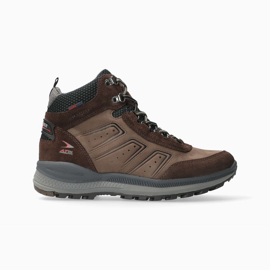 Allrounder RANUS-TEX Nubuck Suede Férfi Outdoor Cipő - Barna, HU-29673